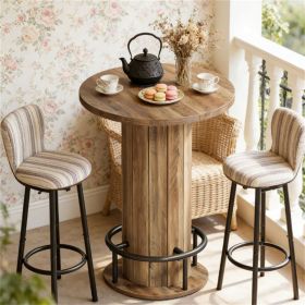 Round table, bar table, coffee table, Space Saving Design (table only)