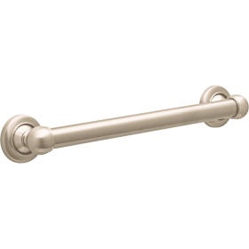 16" ADA Compliant Bathroom Grab Bar, Satin Nickel