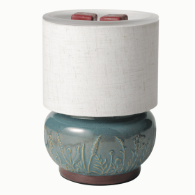Full Size Green Lamp Ceramic Fragrance Wax Melt Warmer