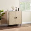 Storage Cabinet with Doors, Modern Accent Cabinet,Wood Grain Decoratio Buffet Sideboards for Living Room, Kitchen,Enterway