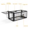 1Pc Rat Trap Cage Humane Live Rodent Trap Cage Galvanized Iron Mice Mouse Control Bait Catch with Detachable U Shaped Rod