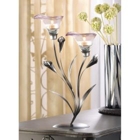 Tuscan Candle Centerpiece - Elegant Home Decor Accent for Dining Table or Mantel