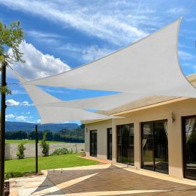 Prohibited From Sale On Amazon XISHAN 12'X12'X17' Light Grey,Mocha HDPE Sunshade Sail, 160 Grams (Option: 12X12X17ft-Light Grey)