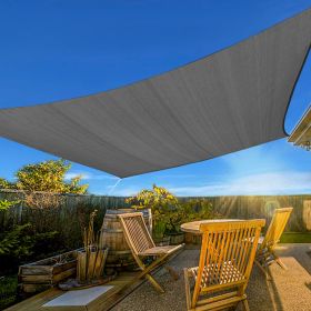 Prohibited From Sale On Amazon XISHAN 6'X8' Grey Sand HDPE Sunshade Sail, 160 Grams (Option: 6X8 ft-Grey)