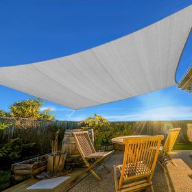 Prohibited From Sale On Amazon XISHAN 8'X10' Light Grey, Rust Red,Dark Grey HDPE Sunshade Sail, 160 Grams (Option: 8X10ft-Light Grey)