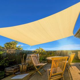 Prohibited From Sale On Amazon XISHAN 8'X12' Beige HDPE Sunshade Sail, 160 Grams (Option: 8X12ft-Beige)