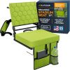 Alpcour Folding Reclining Stadium Seat with Back Support for Bleachers
